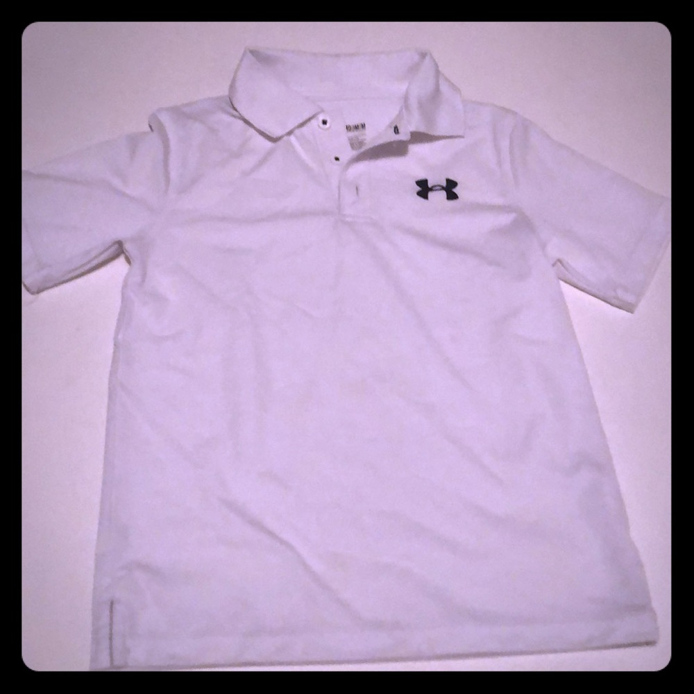 YMD Under Armour Polo White